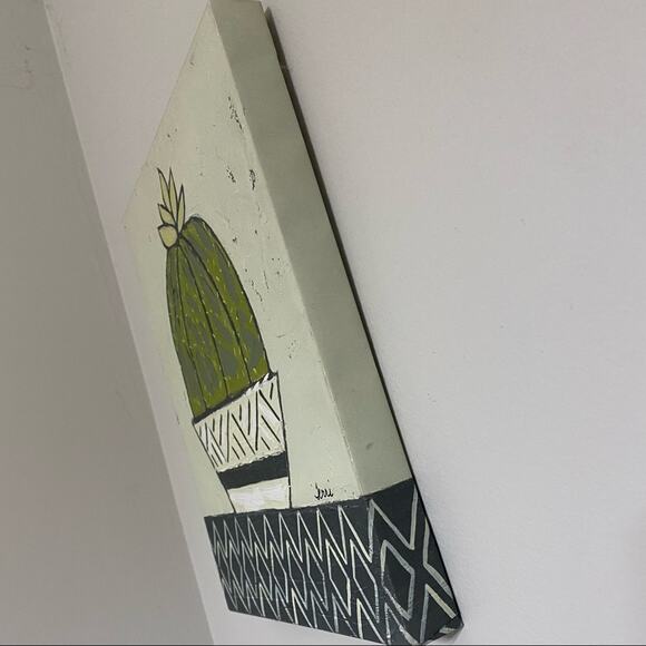 KIRKLANDS • Terri Henson Succulent Plant Painted Canvas - Picture 6 of 7